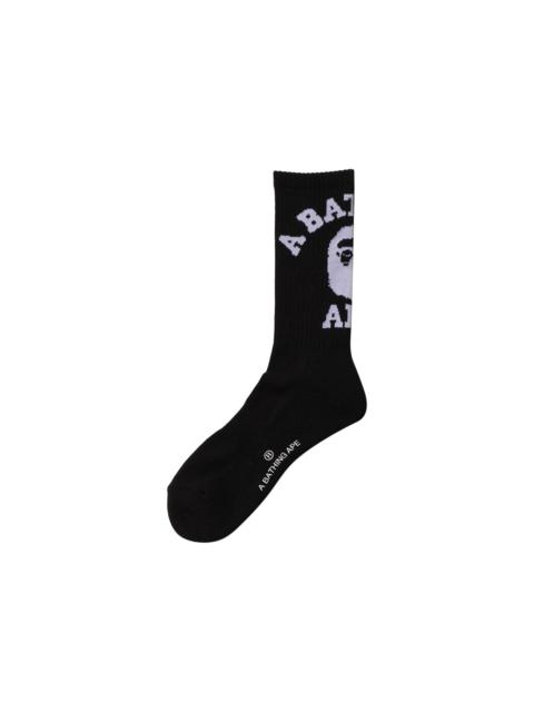 A BATHING APE® BAPE College Socks 'Black'