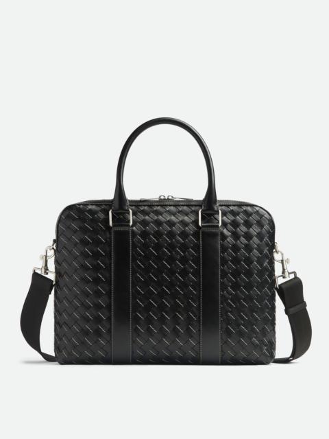 Bottega Veneta Slim Intrecciato Briefcase