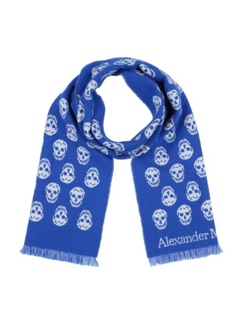 Bright blue Men's Scarves And Foulards