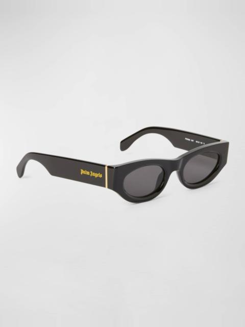 Palm Angels Men's Griffith Acetate Oval Sunglasses