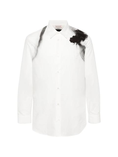 Alexander McQueen graphic-print cotton shirt