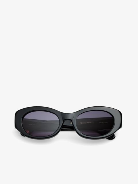 GANNI GANNI X ACE & TATE BLACK DAKOTA SUNGLASSES