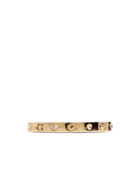 COACH crystal-embellished bracelet