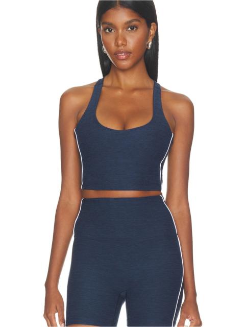 BEYOND YOGA Spacedye Racerback Contrast Piping Tank Top