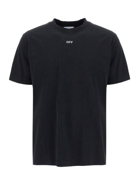 "ROUND-NECK T-SHIRT WITH OFF