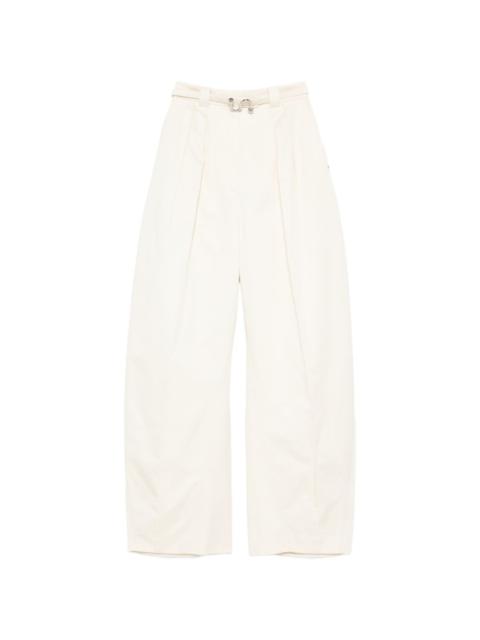 Sportmax Idoneo belt pleated pallazo pants