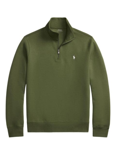 Polo Ralph Lauren Double-knit quarter-zip pullover