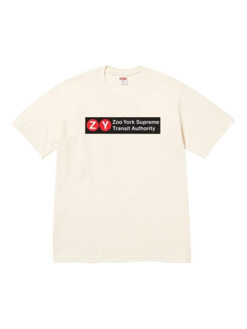 Supreme Supreme Zoo York Soccer Jersey White | stockx