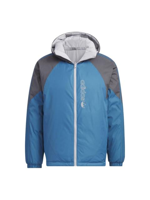 adidas Originals Reversible Down Jackets 'Blue White' IU4828