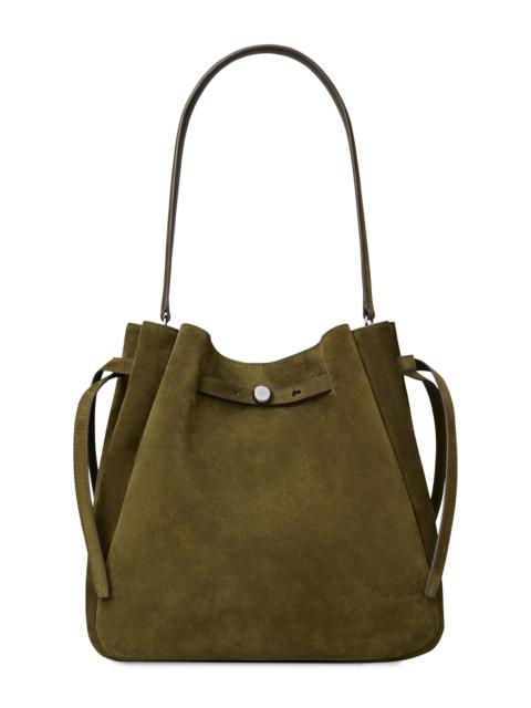 TORY BURCH Women's Large Romy Suede Bucket Bag - Leccio