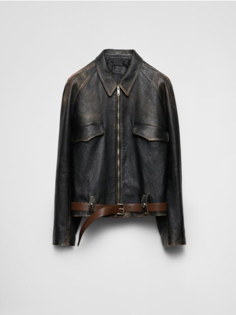 Nappa-leather jacket