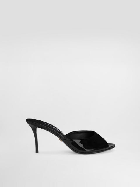 Dolce & Gabbana Keira patent leather mules
