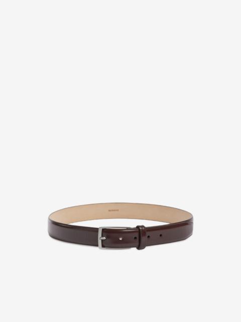 Sandro polished leather belt