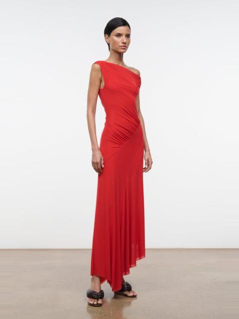STAUD STAUD AMARIS DRESS TOMATO