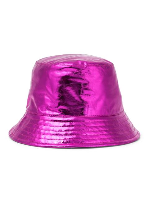 Isabel Marant Haley metallic leather bucket hat
