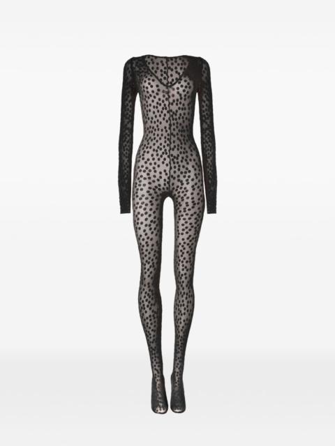 Wolford polka dot catsuit