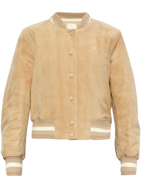 Givenchy suede varsity jacket