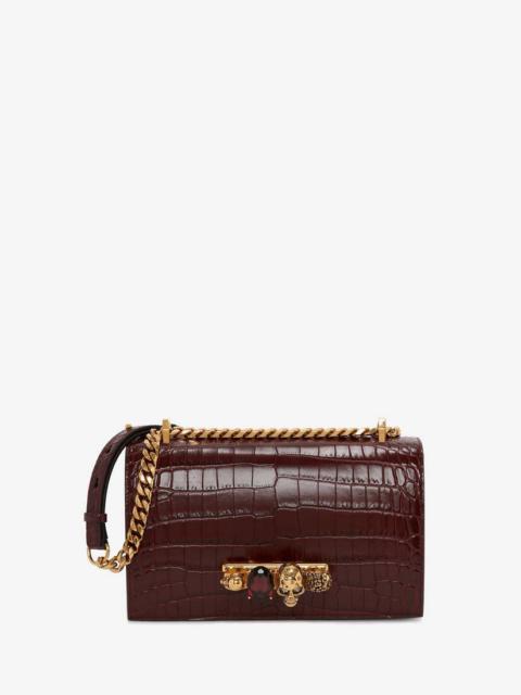 Alexander McQueen Women's Jewelled Satchel in Madder