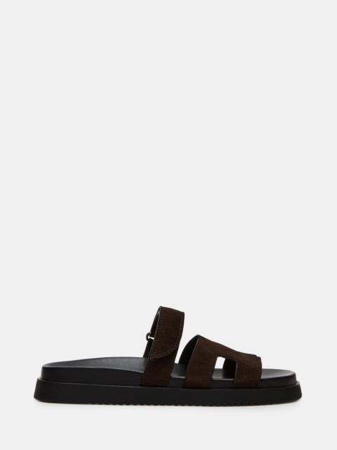 STEVE MADDEN MAYVEN CHOCOLATE BROWN SUEDE