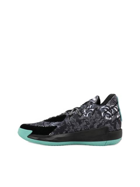 adidas Dame 7 GCA "Core Black/Grey Four/Acid Mint" sneakers