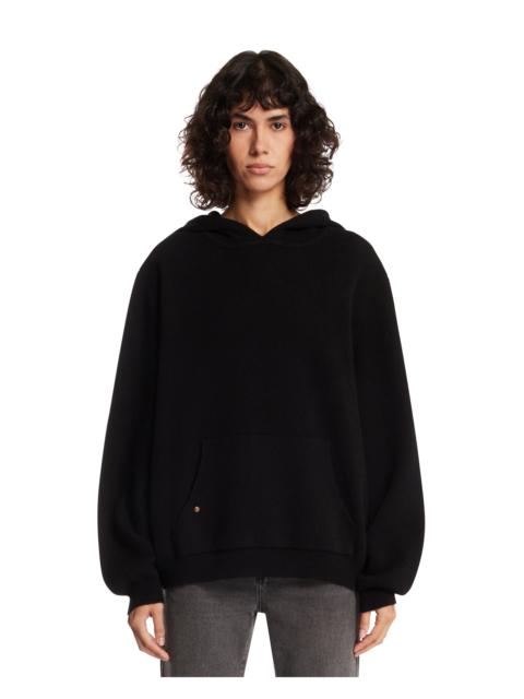 God’s True Cashmere Black Cashmere Hooded Sweater