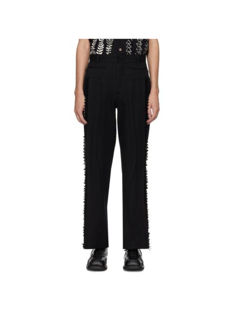 Black Hampton Trousers