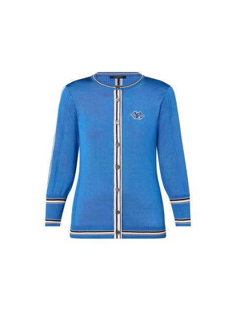 Louis Vuitton Preppy Stripe Accent Cardigan