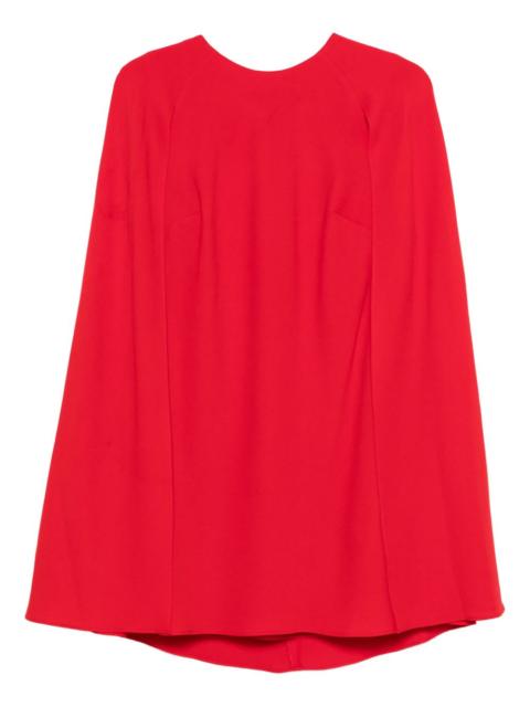 ROLAND MOURET cape sleeve dress