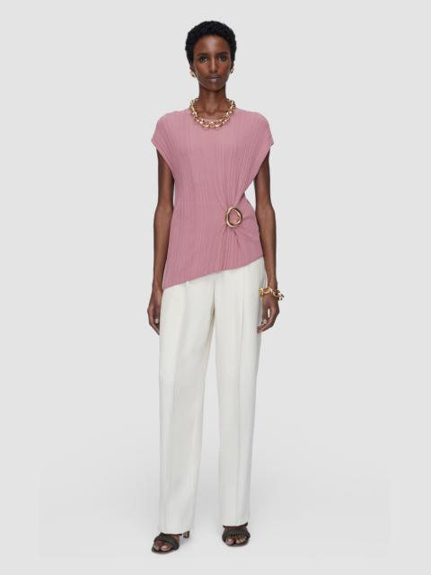 JOSEPH Kenit Knit Plissé Top
