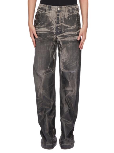 Rick Owens DRKSHDW crackle-print jeans
