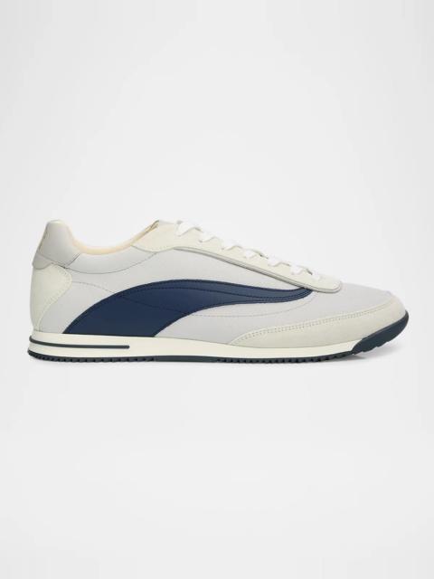 Brunello Cucinelli Men's Techno Textile and Nubuck Low-Top Sneakers