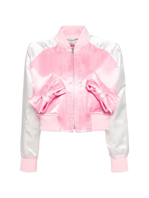 Comme des Garçons GIRL bow bomber jacket