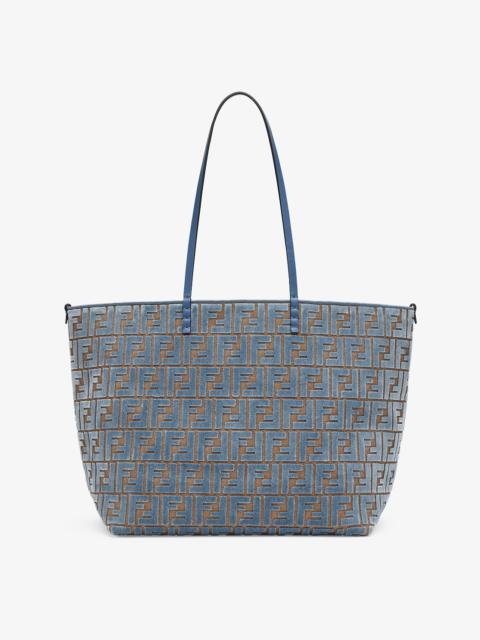 トートバッグ fendi Roll Large' reversible shopping bag Fendi - Roll Large Tote bag grey - The Corner