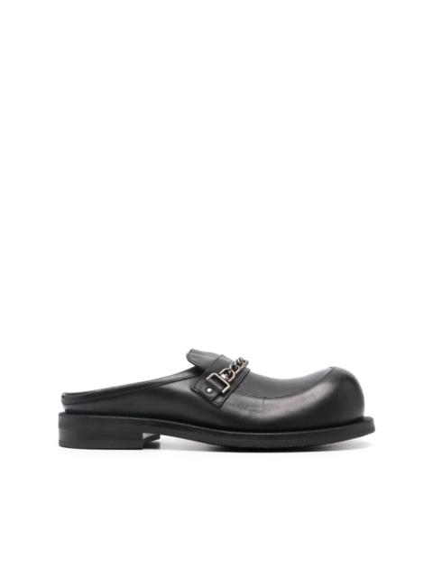 Martine Rose chain-detailed leather mules