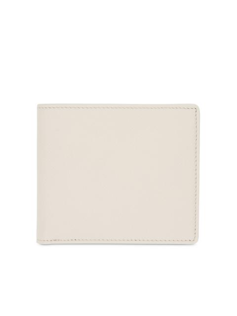 Maison Margiela Grained Slim Bi-Fold Wallet in Grey