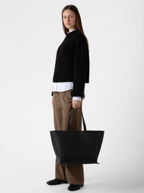 Sunspel Lambswool Chunky Funnel Neck Jumper