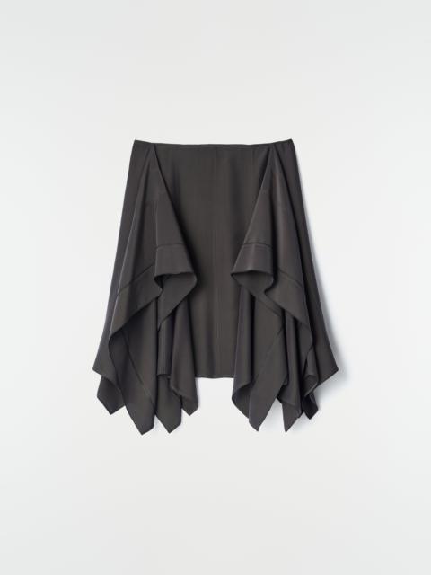 Lemaire PANELLED SKIRT IN SILK AND VISCOSE CLOTH
