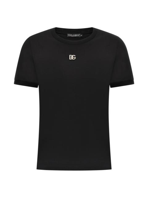 Rhinestone logo T-shirt