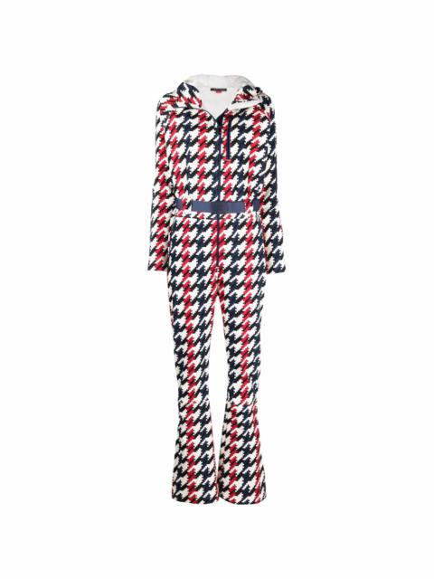PERFECT MOMENT Star houndstooth-print jumpsuit