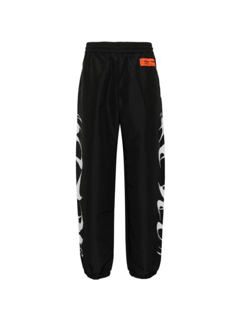 graphic-print track pants