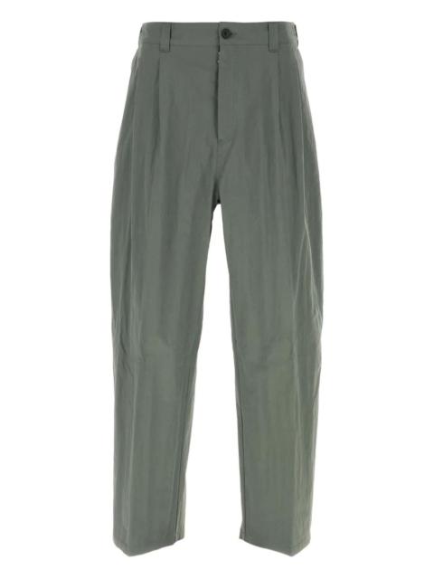 Maison Margiela pleated plaid-insert trousers