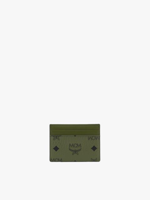 MCM Aren Card Case in Visetos