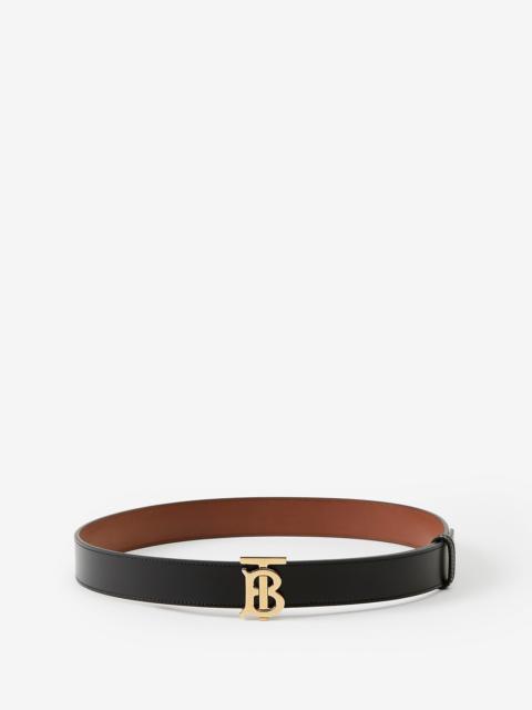 Burberry Reversible Monogram Motif Leather Belt