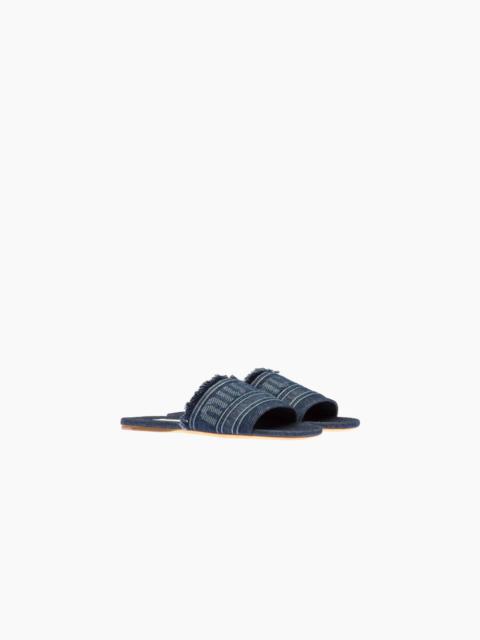 Miu Miu Denim slides