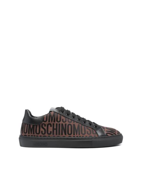 Moschino logo-jacquard canvas sneakers
