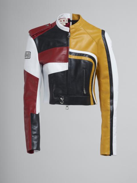 Marni LEATHER BIKER JACKET