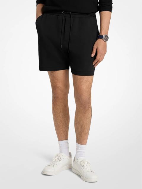 MICHAEL KORS Logo Pocket Cotton Blend Shorts