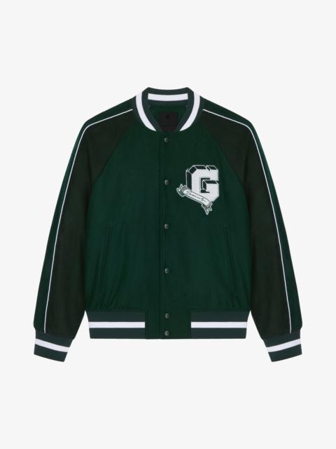 Givenchy GIVENCHY COLLEGE VARSITY JACKET IN WOOL