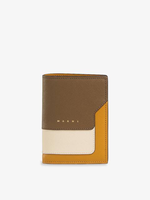 Vanitosi logo-embossed leather wallet