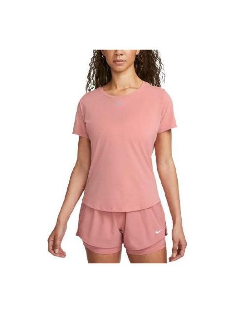 (WMNS) Nike Dri-FIT One Luxe T-shirt 'Pink' DD0619-618